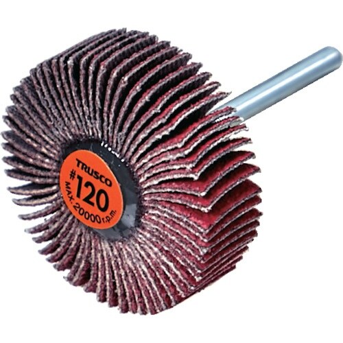 TRUSCO セラミックフラップホイール 軸径3m