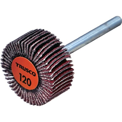 TRUSCO セラミックフラップホイール 軸径3m