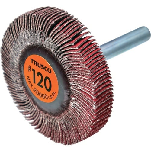 TRUSCO セラミックフラップホイール 軸径6m