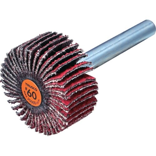 TRUSCO セラミックフラップホイール 軸径6m