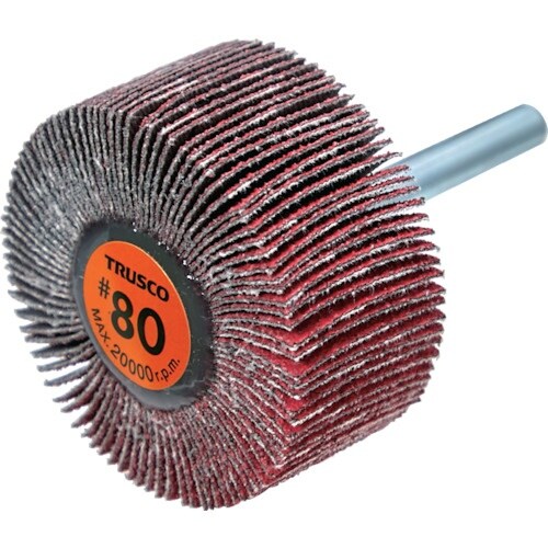 TRUSCO セラミックフラップホイール 軸径6m