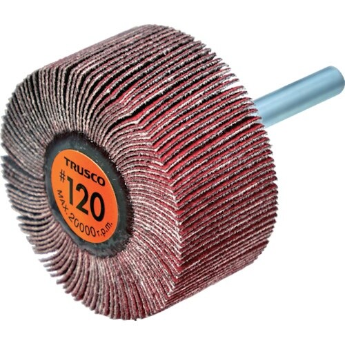TRUSCO セラミックフラップホイール 軸径6m
