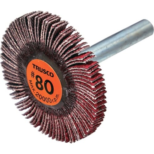 TRUSCO セラミックフラップホイール 軸径6m