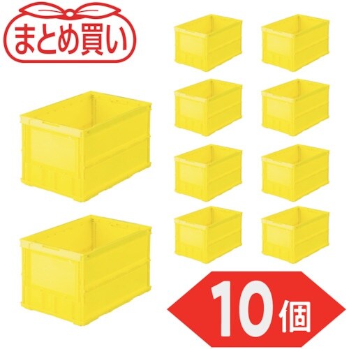 TRUSCO 【まとめ買い】オリコン 薄型折りたた