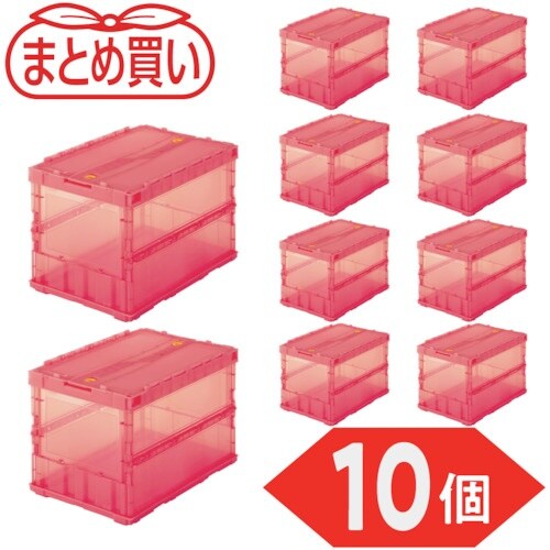 TRUSCO 【まとめ買い】オリコン 薄型折りたた