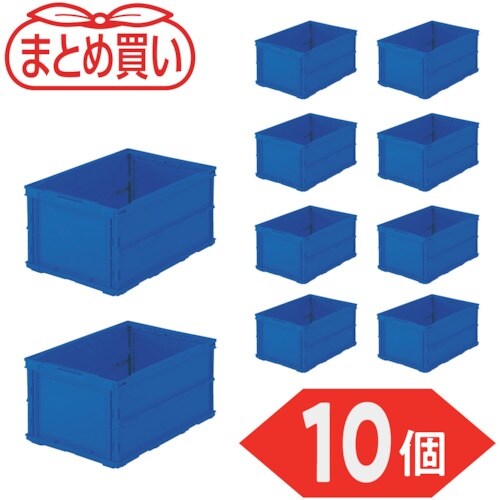 TRUSCO 【まとめ買い】オリコン 薄型折りたた