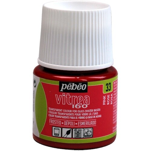 Pebeo ヴィトレア 160 マット色 ピンク3
