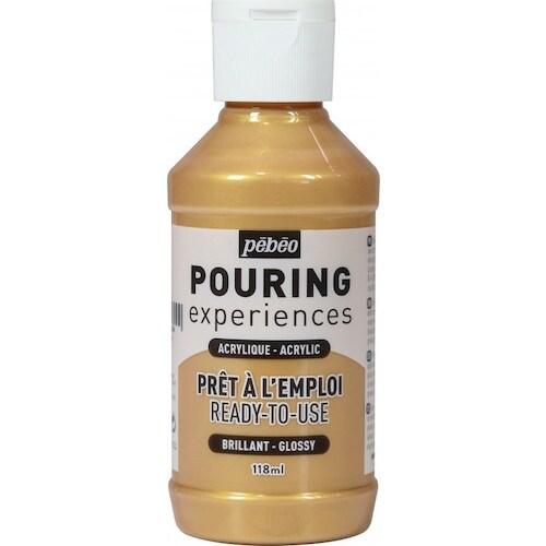 Pebeo ポーリングメディウム入り アクリル絵具