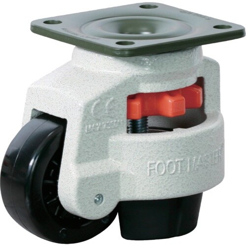 ユーエイ プレート式レベリングキャスター100径