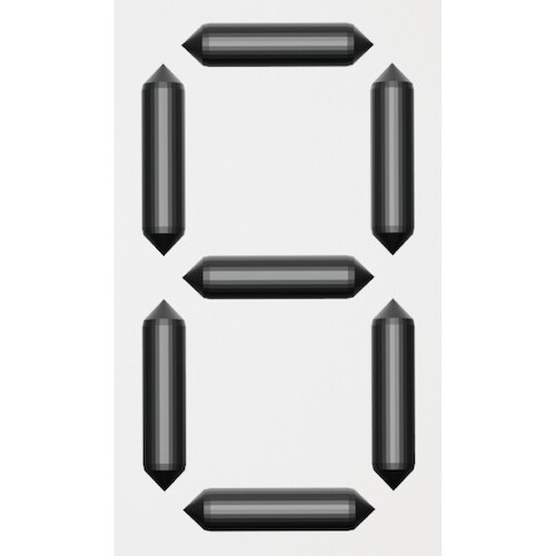 緑十字 くるっと3Dデジタル数字札 KDS−201