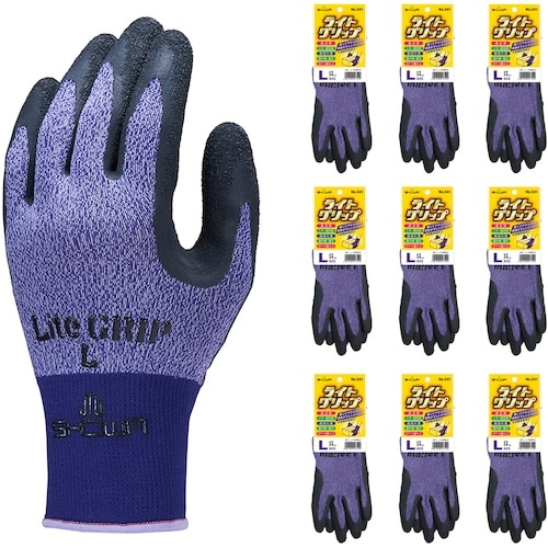 SHOWA 天然ゴム背抜き手袋 まとめ買い NO3