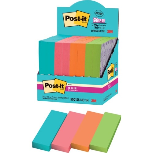 3M ポスト・イット 強粘着ふせん マルチカラー1