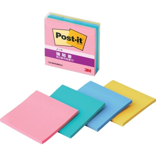 3M ポスト・イット 強粘着ノート マルチカラー3