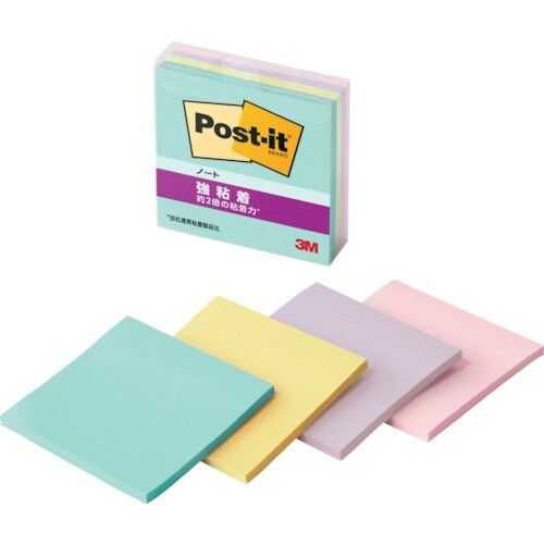 3M ポスト・イット 強粘着ノート マルチカラー5