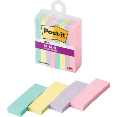 3M ポスト・イット 強粘着見出し マルチカラー5