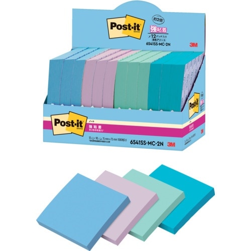 3M ポスト・イット 強粘着ノート マルチカラー2