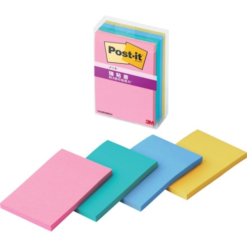 3M ポスト・イット 強粘着ノート マルチカラー3