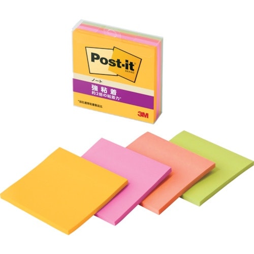 3M ポスト・イット 強粘着ノート マルチカラー6