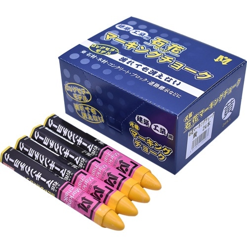 祥碩堂 石花マーキングチョーク 24本箱売 黄色