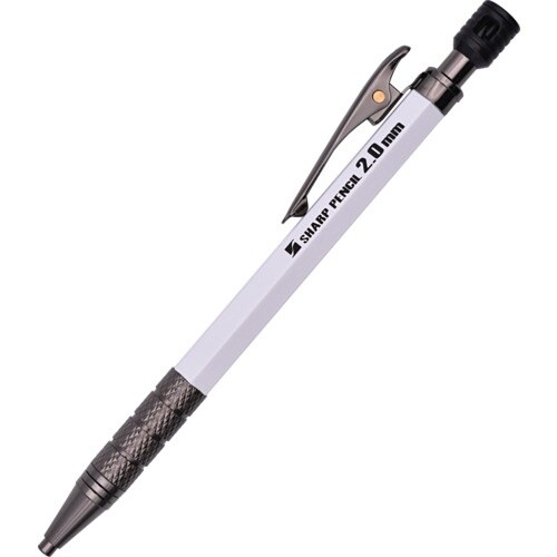 祥碩堂 朱雀 建築用シャープペンシル2.0本体 白