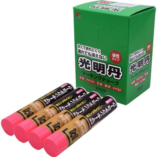 祥碩堂 光明丹マーキングチョーク 12本箱売 蛍光