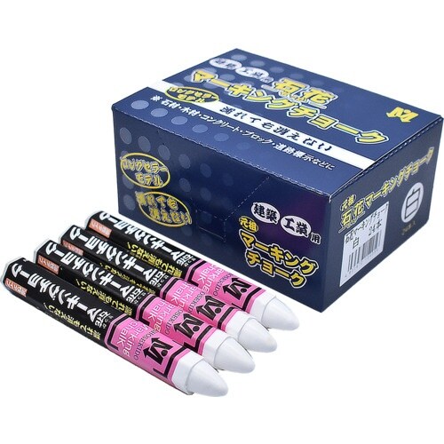 祥碩堂 石花マーキングチョーク 24本箱売 白色