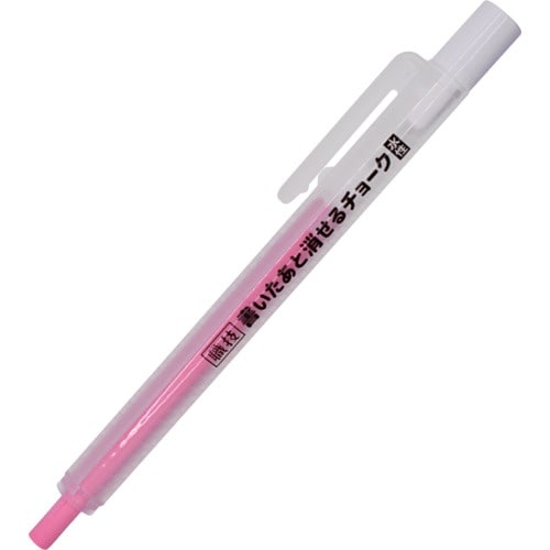 祥碩堂 書いたあと消せるチョーク本体 蛍光ピンク