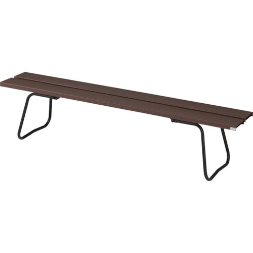 コンドル 屋内外用 樹脂ベンチ 背なしECO ブラ