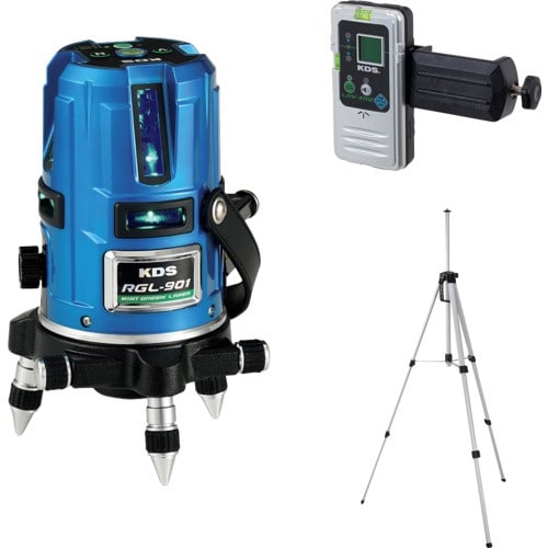 KDS ミントグリーンレーザー901受光器三脚付