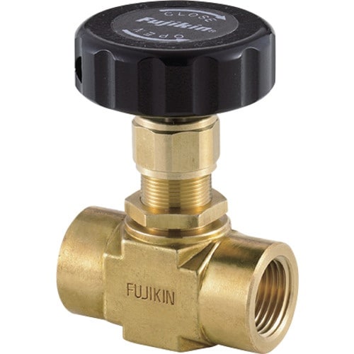 Fujikin 黄銅製ニードルバルブ 4.9MPa