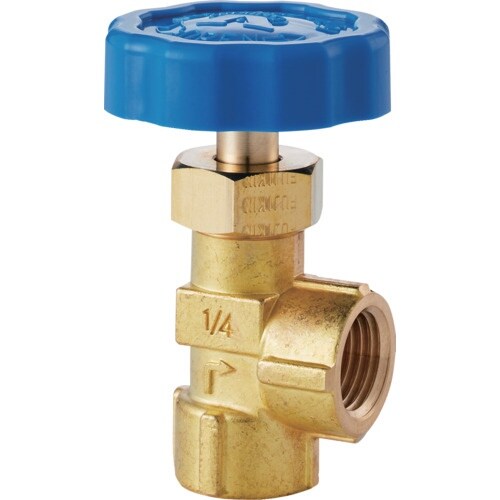 Fujikin 黄銅製ニードルストップバルブ アン