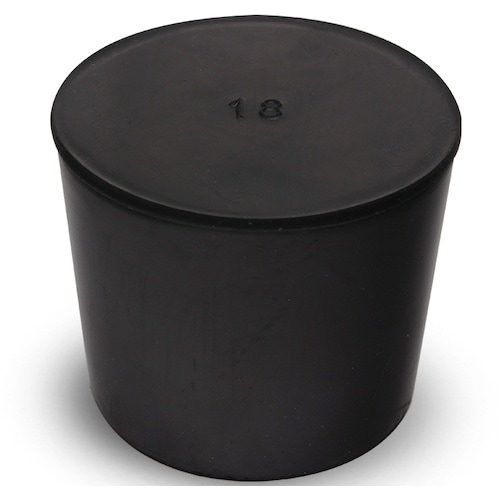 KOKUGO 天然ゴム栓 黒 No.18 51.5