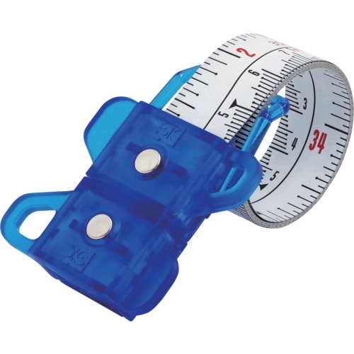 SK スパイラルメジャー 尺相当目盛 ブルー