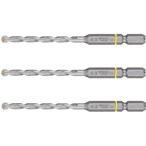 VESSEL CPD3S−4.3 磁器タイル用ドリ