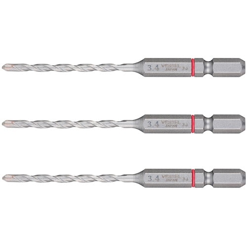 VESSEL CPD3S−3.4 磁器タイル用ドリ