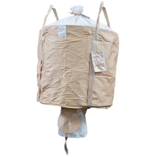 旭 コンテナバッグ丸型本体二重 排出口あり