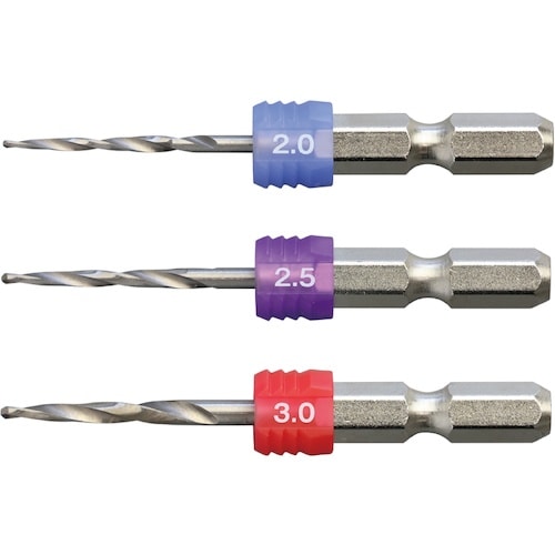 アネックス グリップ付下穴錐ショート 3本組 2/