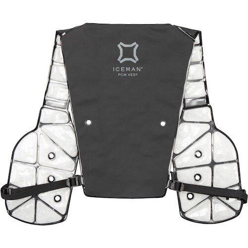 山真製鋸 アイスマンPCMベスト ブラック