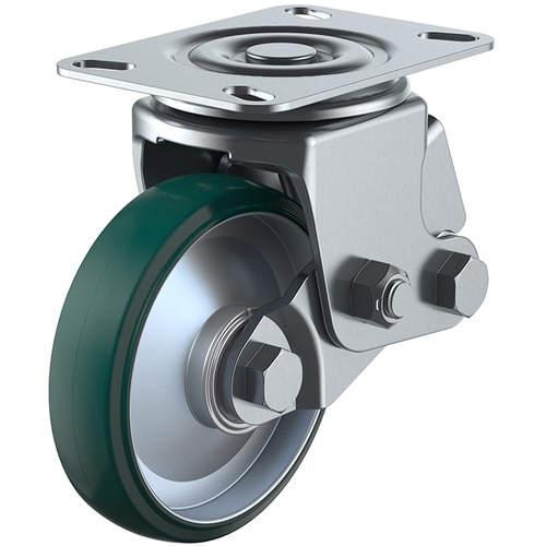 ユーエイ プレート式 自在 クッションキャスター