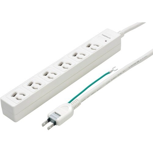 YAZAWA 3P抜け止めマグネットタップ6個口2