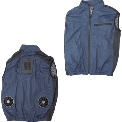 サンコー 圧倒的に冷える 冷蔵服3 ネイビー フリ