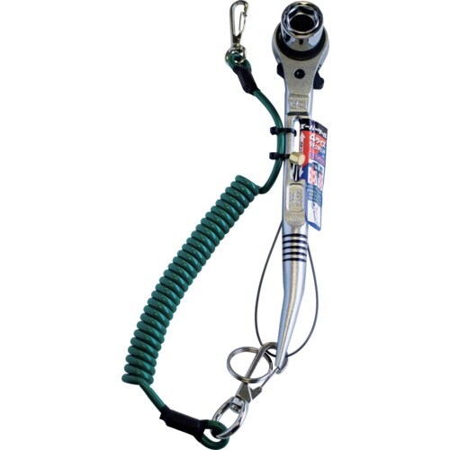 スーパー 安全ロープ付4サイズラチェットレンチ(シ