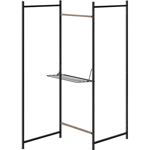 IRIS 105887 折りたたみ物干し3連 ブラ