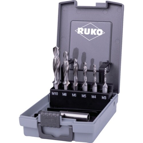 RUKO 六角軸タッピングドリル ハイス セット