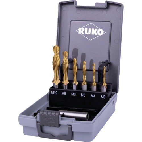 RUKO 六角軸タッピングドリル チタン セット
