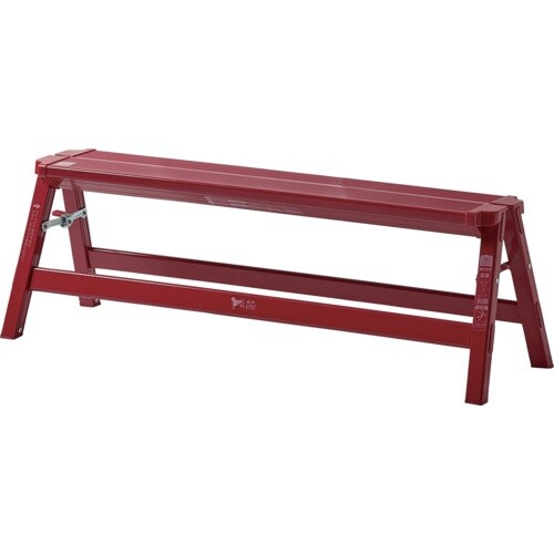 TENMA アルミワイド踏み台1段 レッド