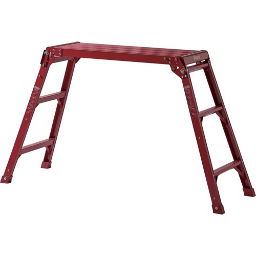 TENMA アルミ作業台3段 レッド