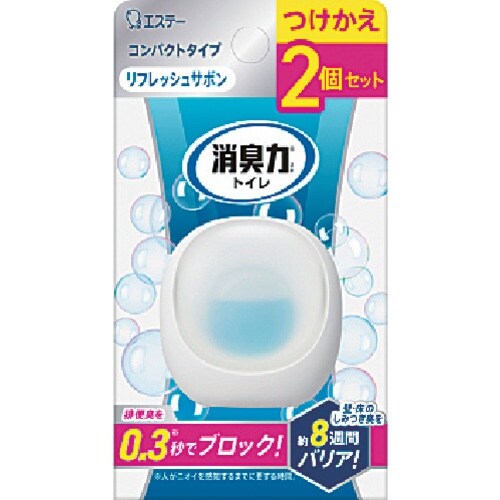 エステー 消臭力コンパクト つけかえ2個セット リ