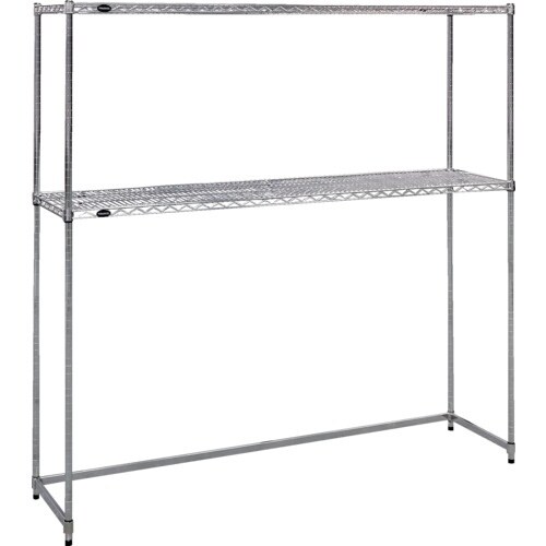 TRUSCO  ステンレス製メッシュラック下段開放