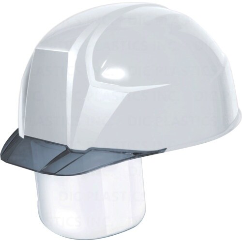 DIC 超軽量 透明バイザーヘルメット(シールド面